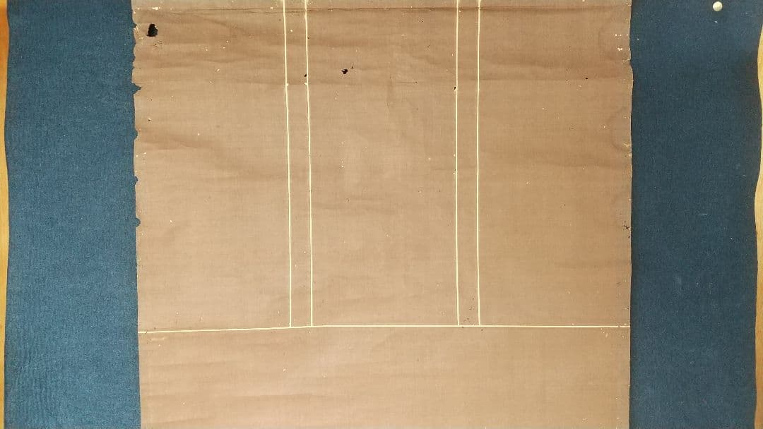 曹洞宗僧 巨海東流、堪忍袋紙本肉筆掛軸、武蔵豪徳寺二二世