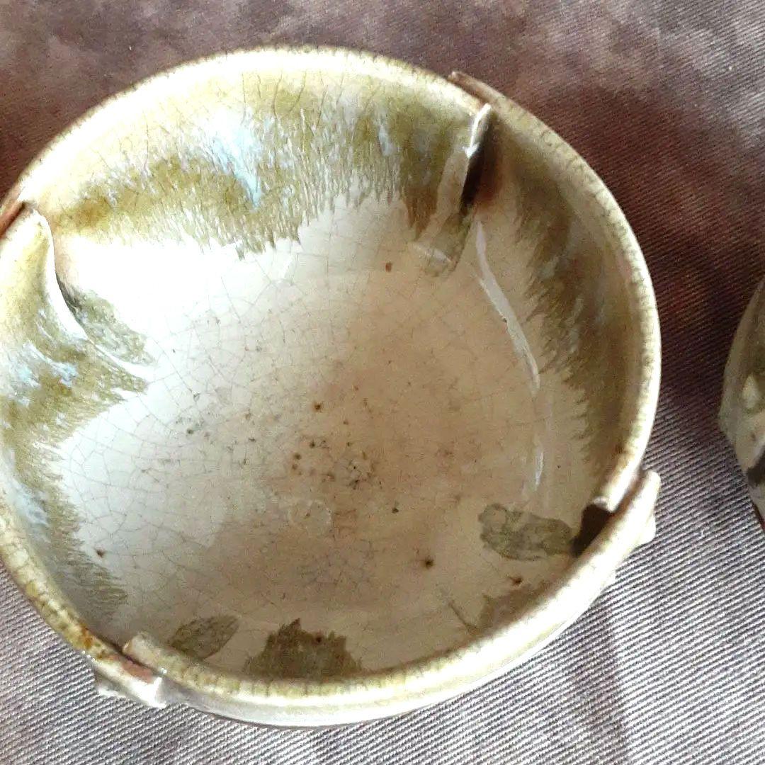 相馬焼　志喜　茶碗　古相馬