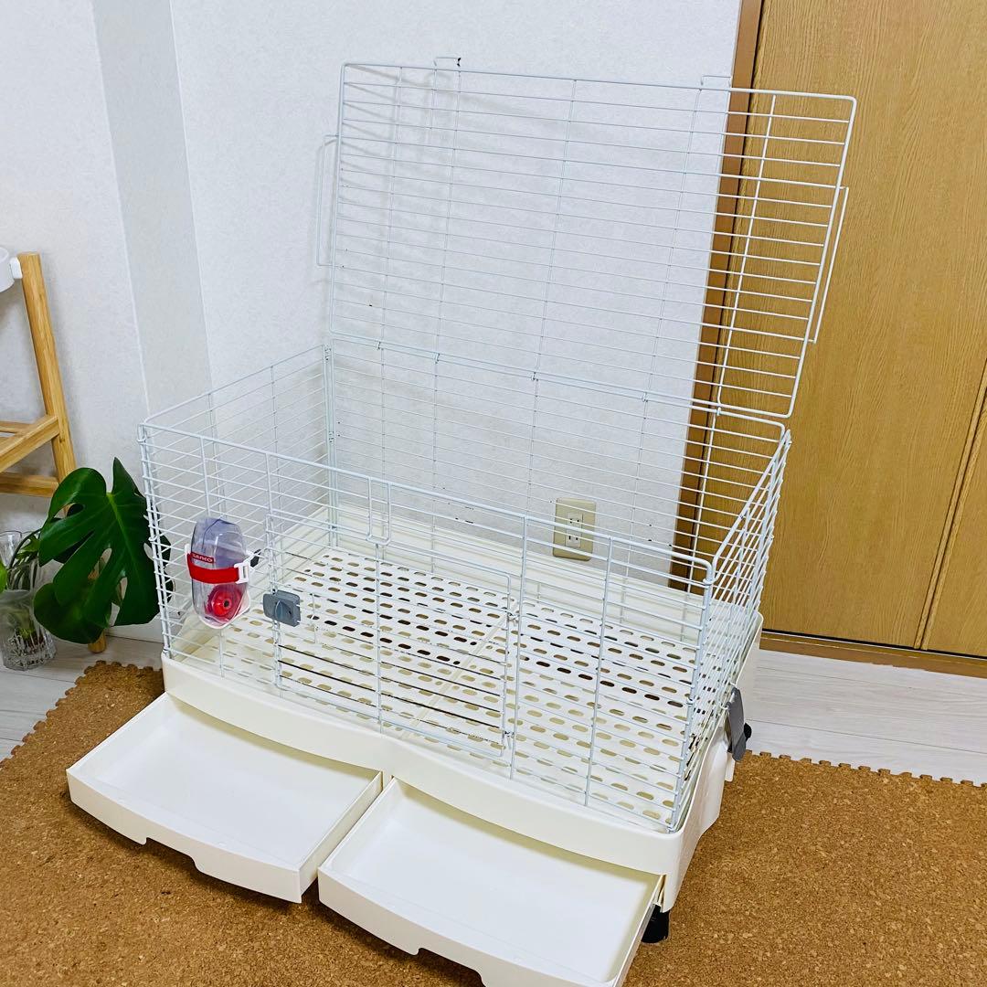 うさぎゲージ　サンコーイージーホームエボ80 白　ホワイト　ゆったり広々　小動物