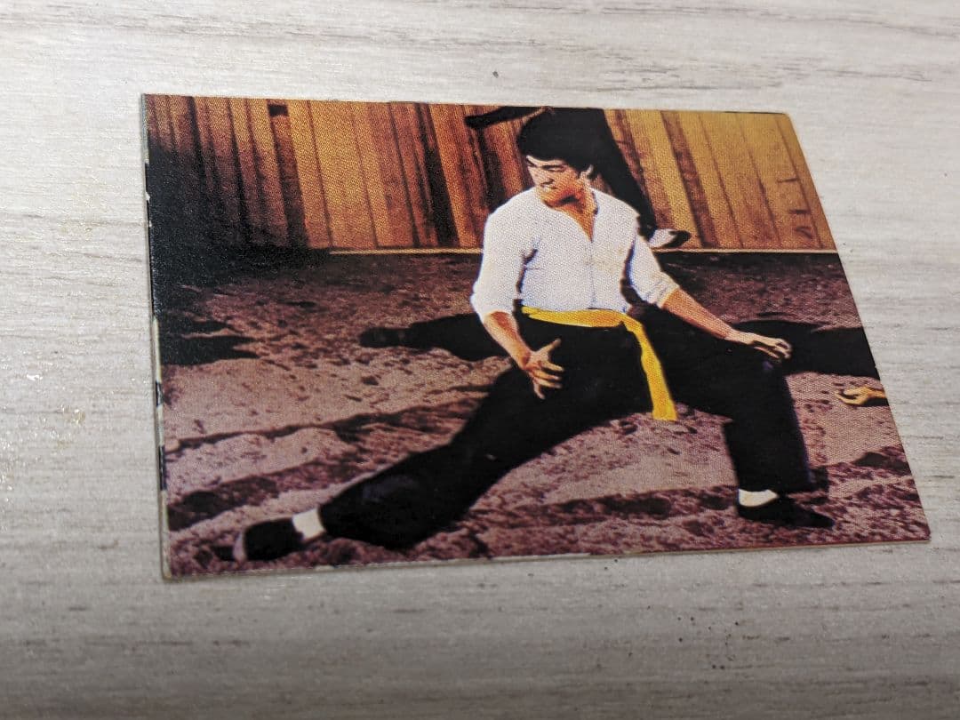 ブルース・リー　山勝　未使用 ラッキーカード 激レア　希少 昭和レトロ