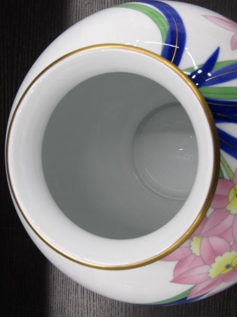 【未使用品】香蘭社 有田焼 花瓶 花器 壺 共箱付