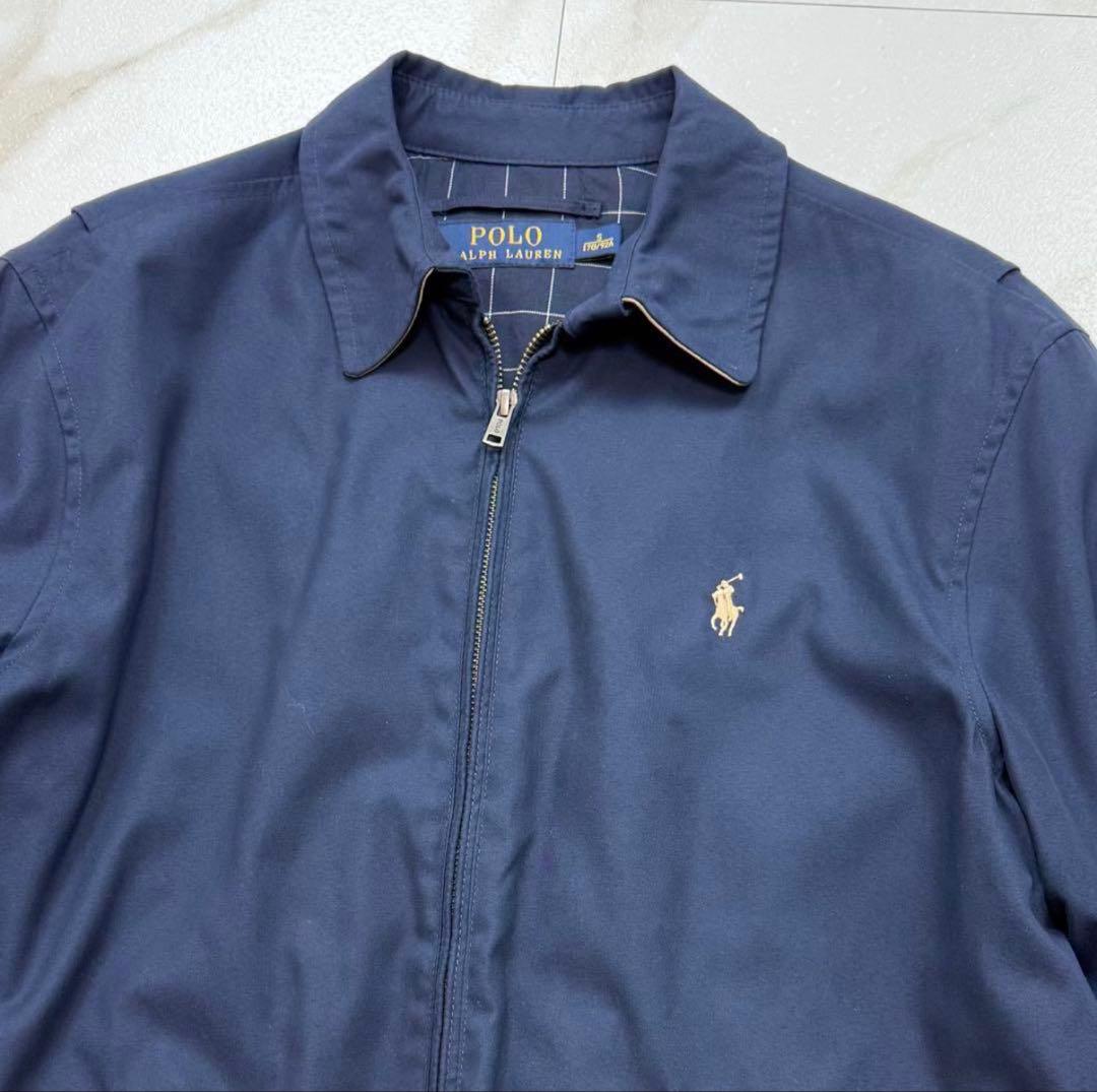 POLO RALPH LAUREN スイングトップ ポニー刺繍 ネイビー