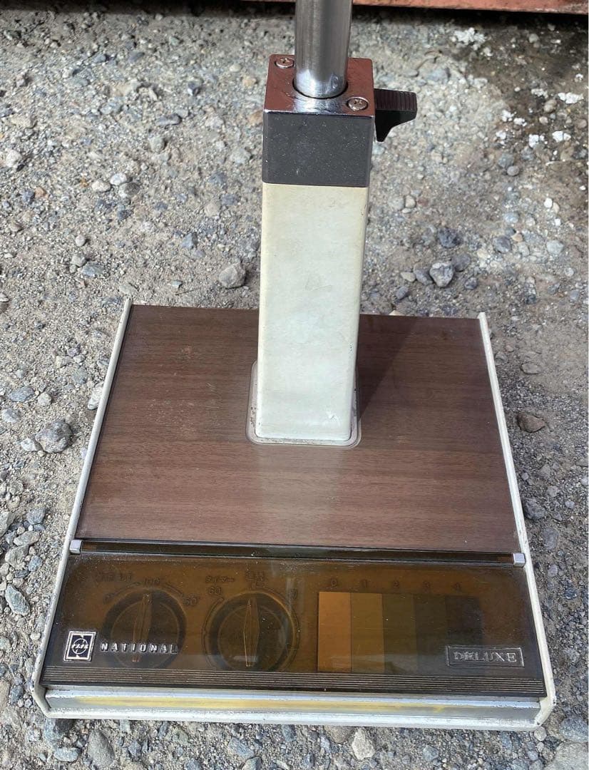 ち*う様 レトロ スタンド扇風機 シルバー