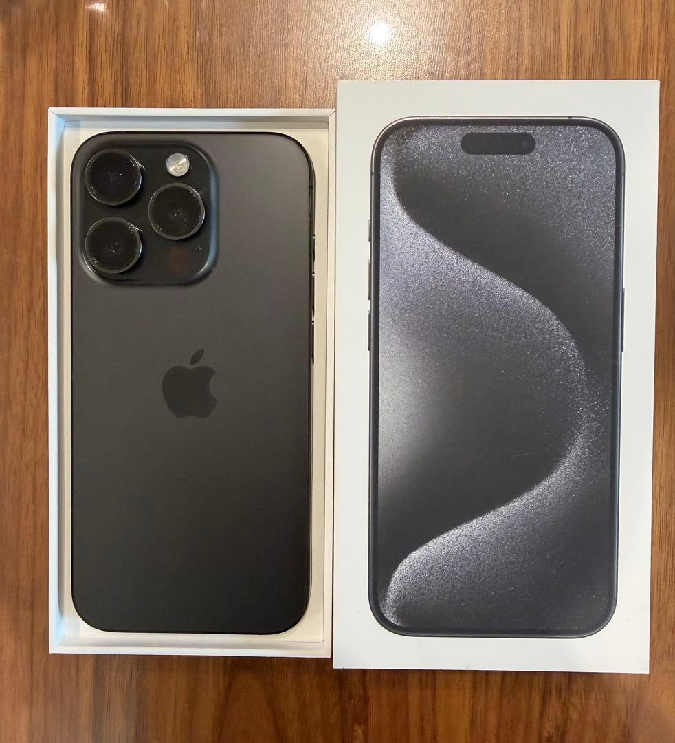iPhone15pro 512GB ブラックチタニウム