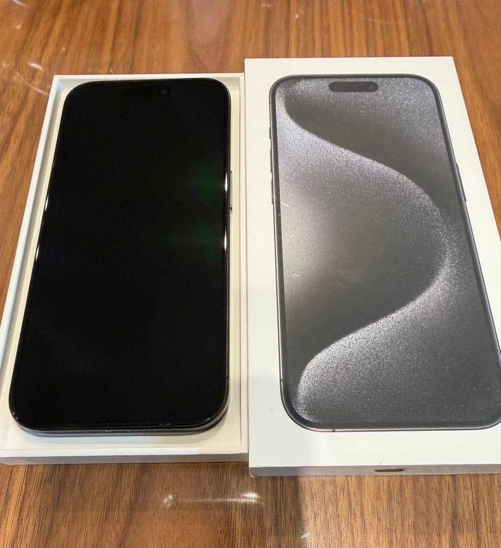 iPhone15pro 512GB ブラックチタニウム