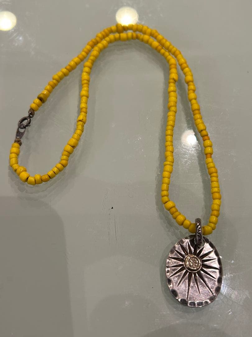 ワンズワーカー製　サンバーストペンダント ネックレス