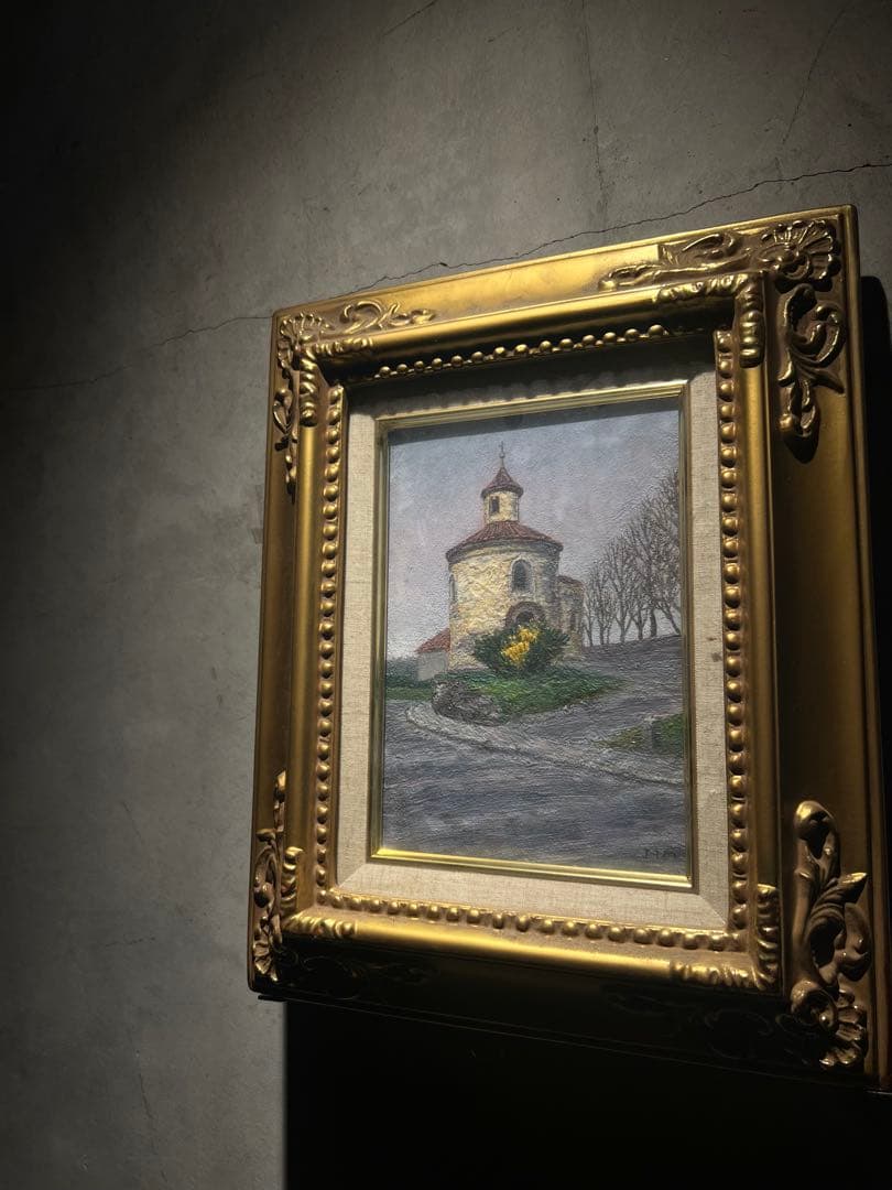 新保甚平【聖マルティンのロツンダ】肉筆油彩画