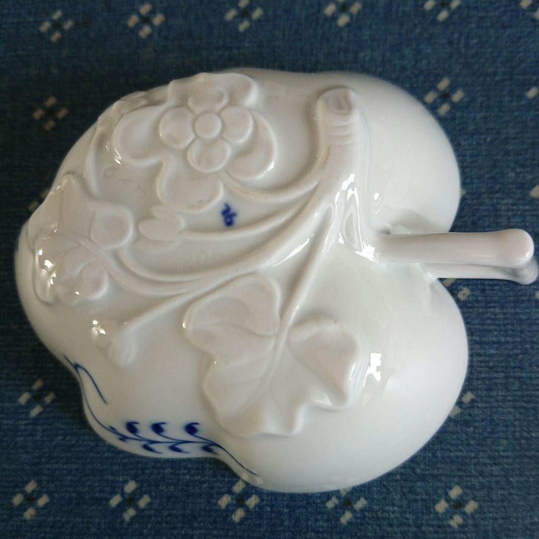 希少！マイセン ブルーオニオン リーフボウル