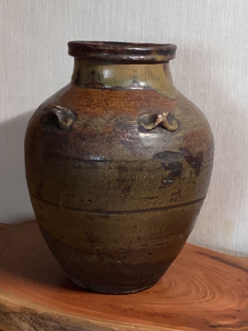 古美術骨董品　六古窯　古越前　茶壺