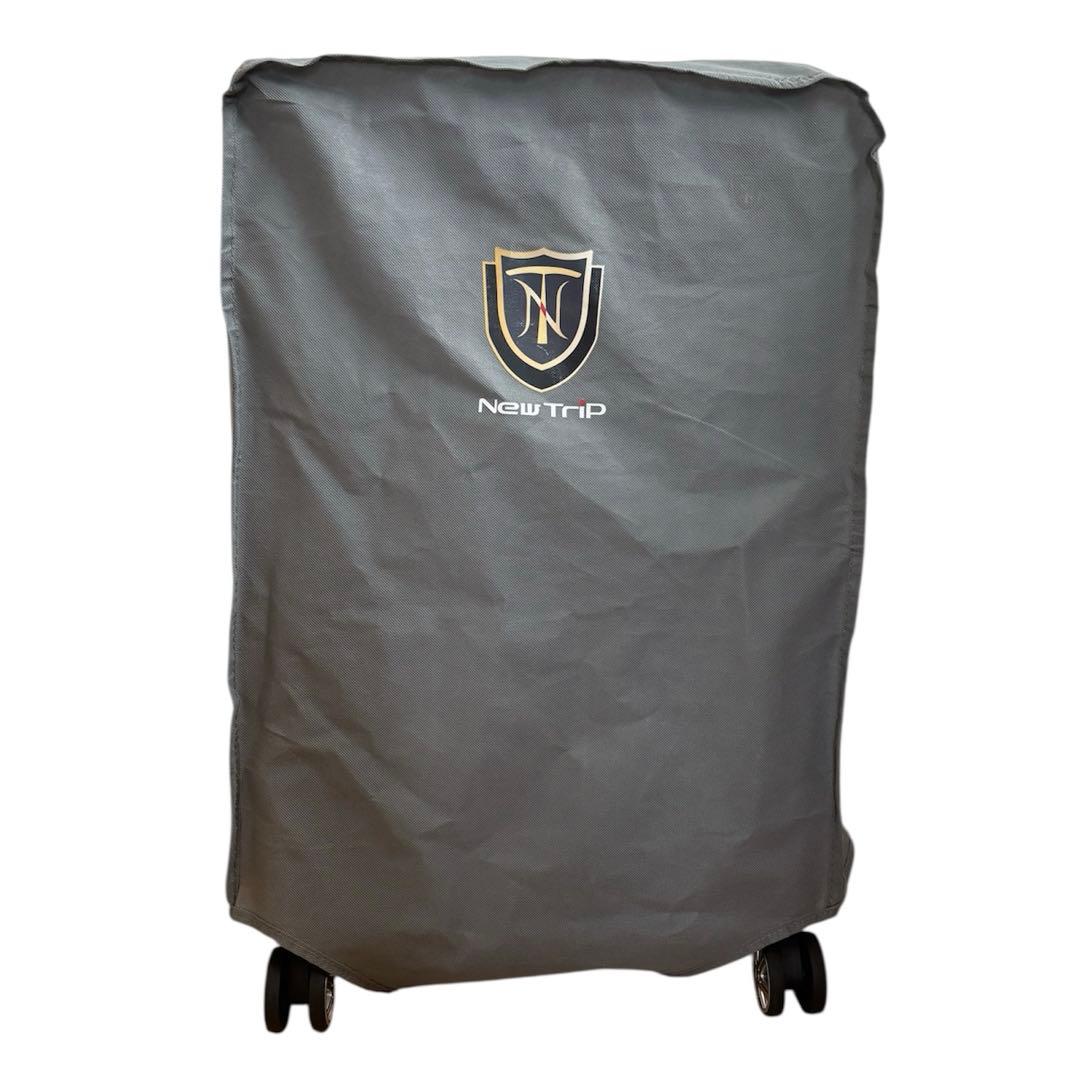 スーツケース キャリーケース 拡張機能付き Lサイズ 大容量 長期旅行 シルバー