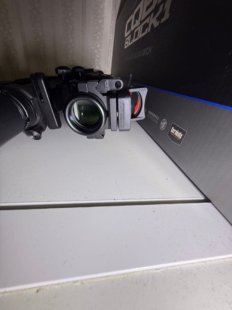 東京マルイ M4 CQB-R ガスブロ 外装カスタム + 迷彩ケース