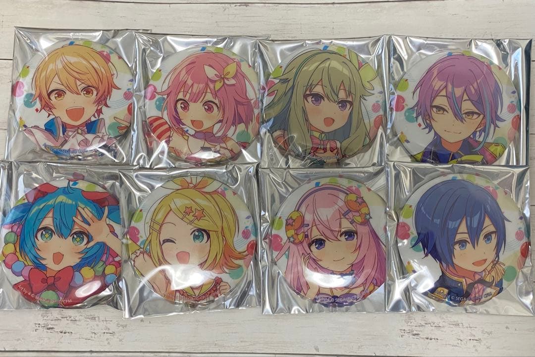 プロセカ　ワンダショ　缶バッジ　コンプリートセット　コネクトライブ　コネライ