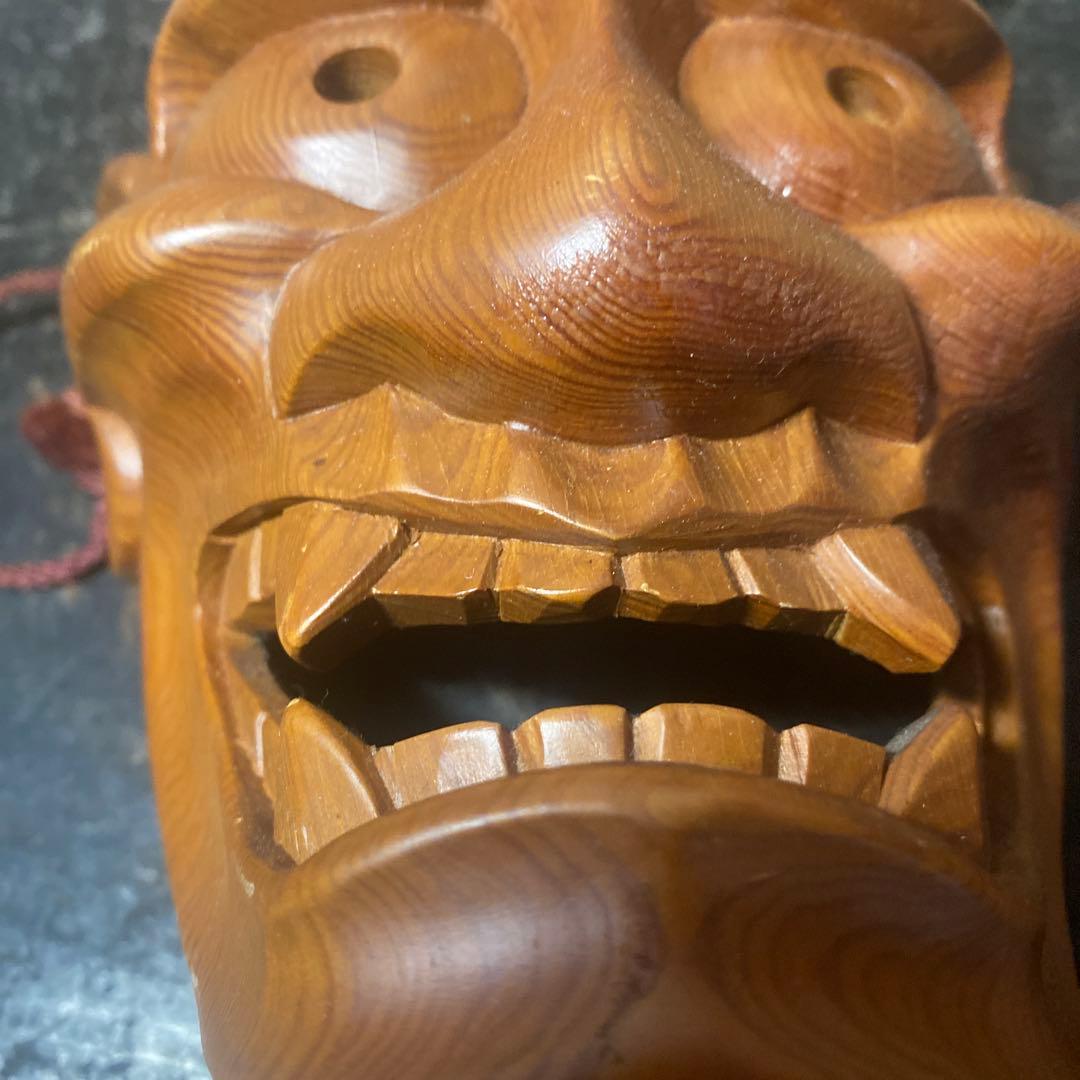 専用　木彫　般若面