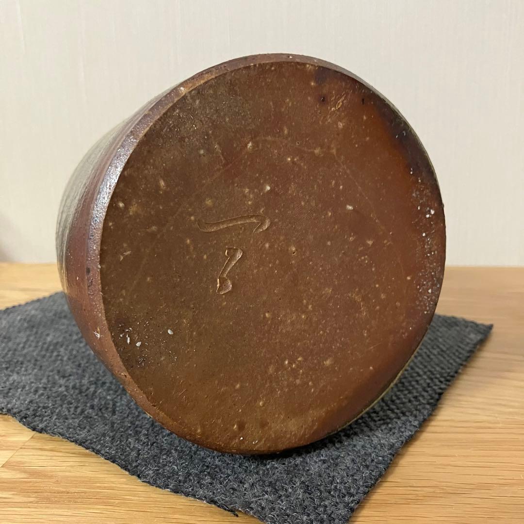 備前焼　人気実力作家　大森輝彦　師：二代大饗仁堂　舟徳利