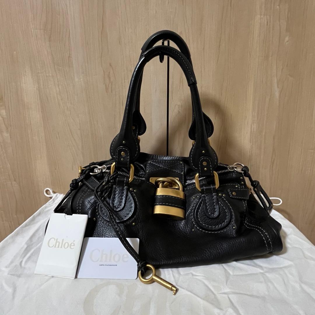 【ありさん】美品Chloé （クロエ）✰パディントンバッグ/ブラック