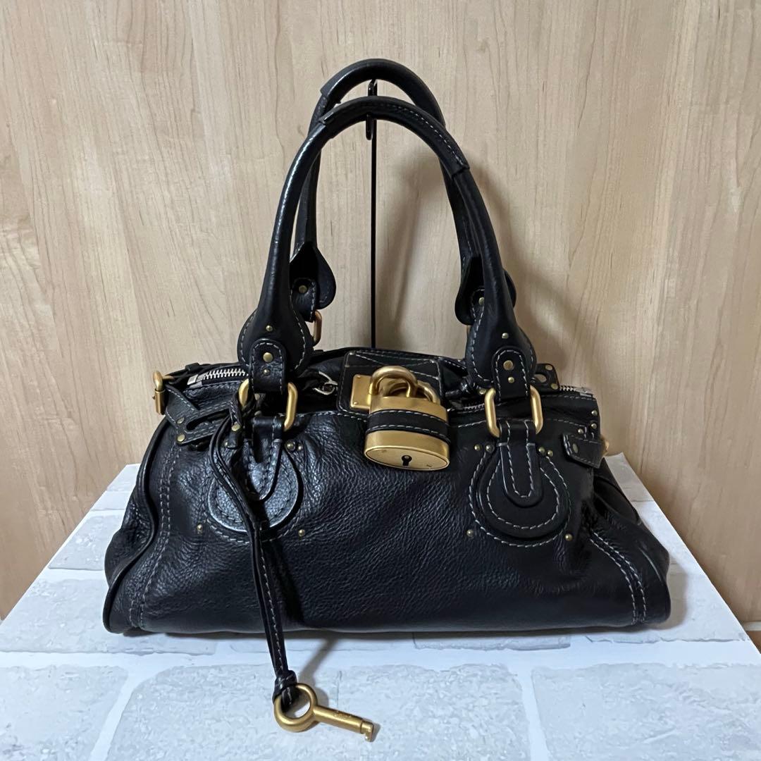 【ありさん】美品Chloé （クロエ）✰パディントンバッグ/ブラック