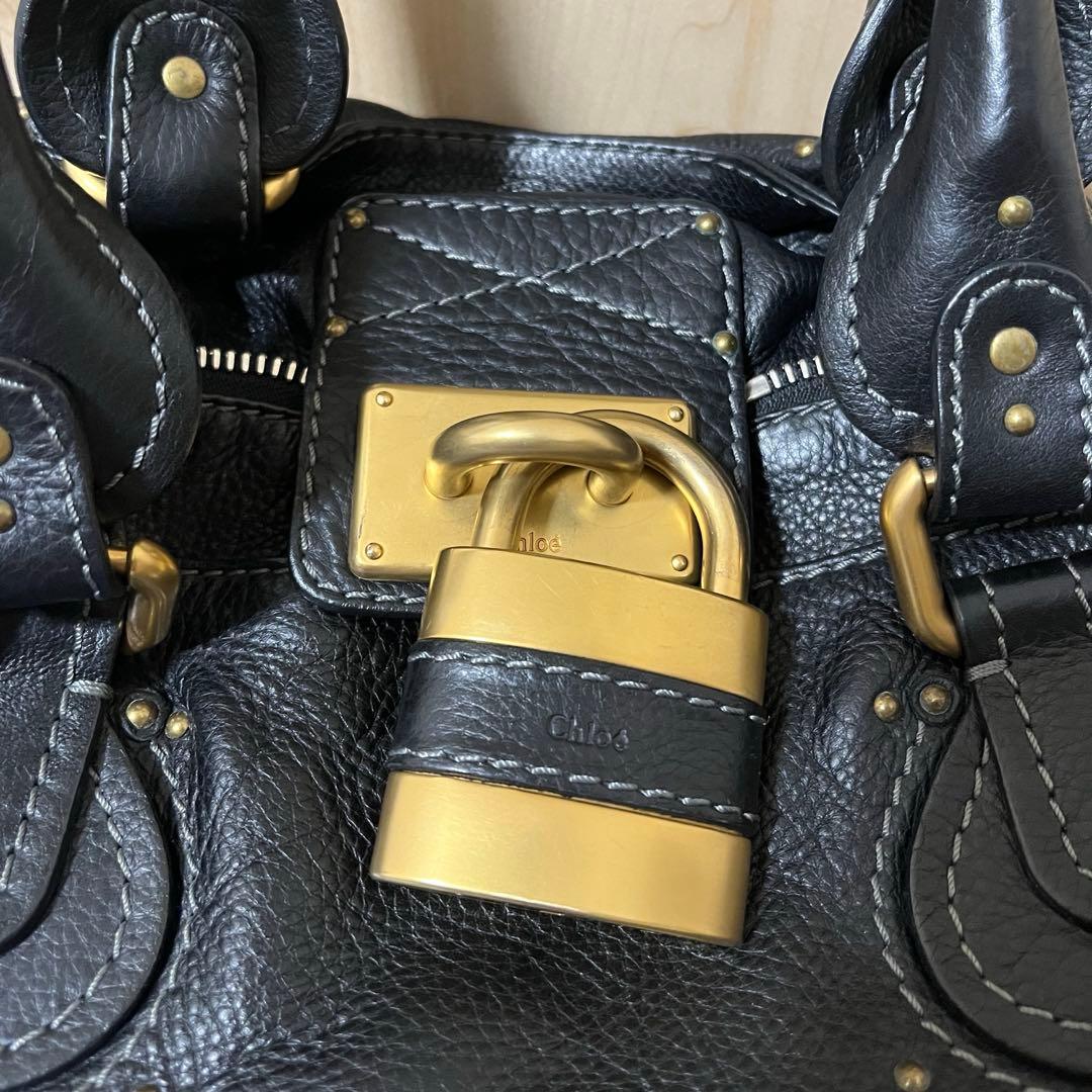 【ありさん】美品Chloé （クロエ）✰パディントンバッグ/ブラック