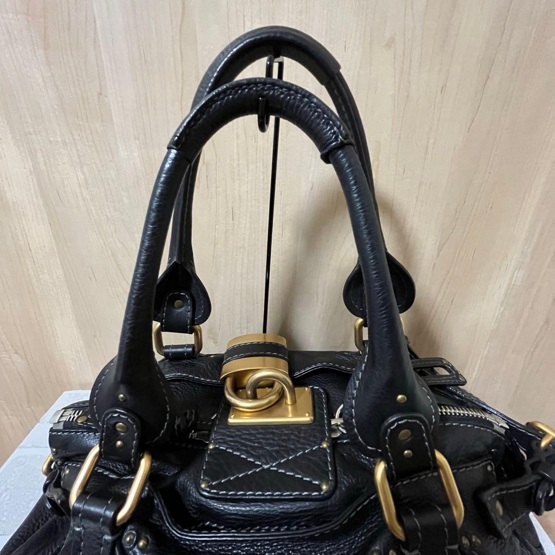 【ありさん】美品Chloé （クロエ）✰パディントンバッグ/ブラック