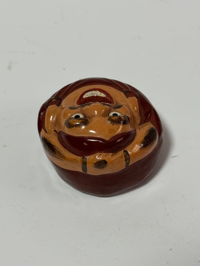 春画置物　達磨と秘事　艶人形　☆ 枕絵浮世絵秘事美人画艶本　小物入れ