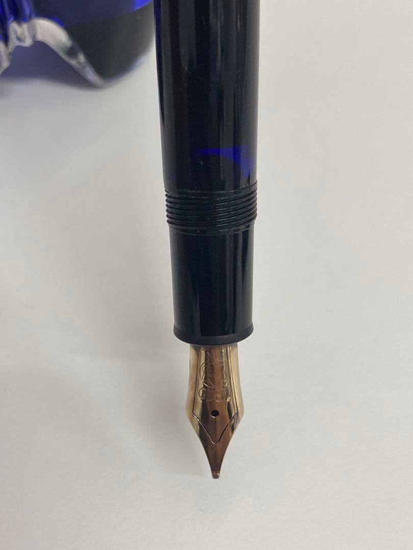 【美品】モンブラン 146 万年筆 M 中字 14K インクセット/おまけ2点付