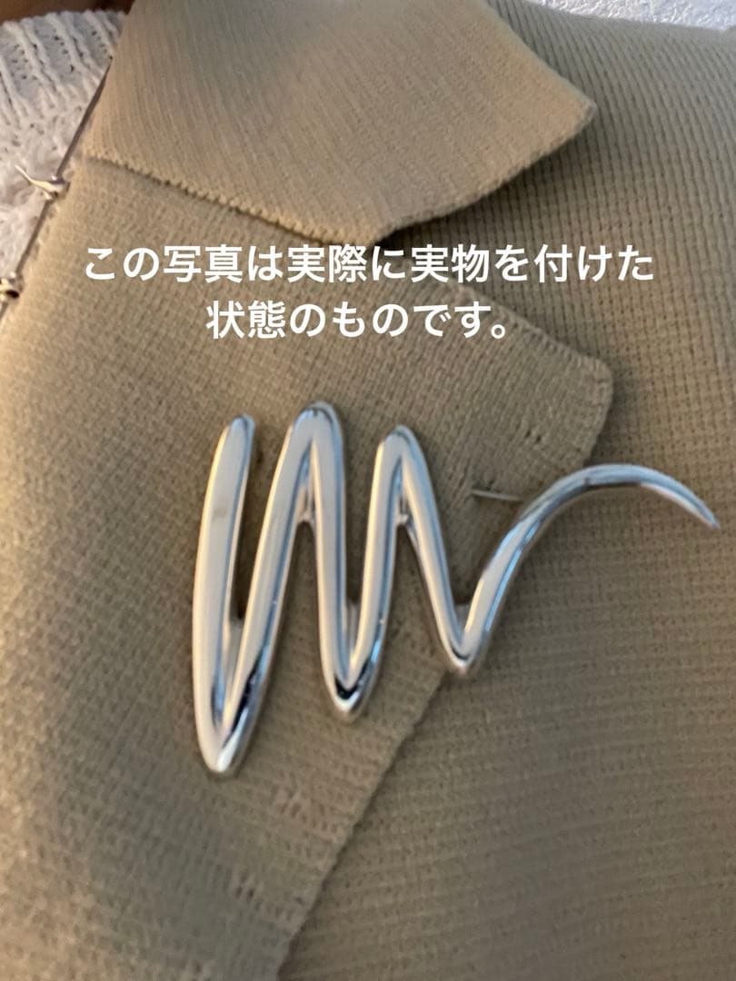 な*＊様 Tiffany ティファニー　ブローチ　スクリブル　シルバー