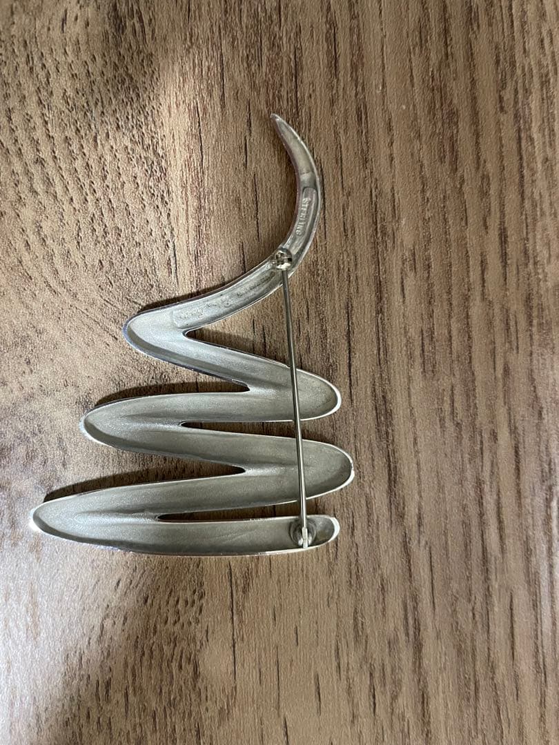 な*＊様 Tiffany ティファニー　ブローチ　スクリブル　シルバー