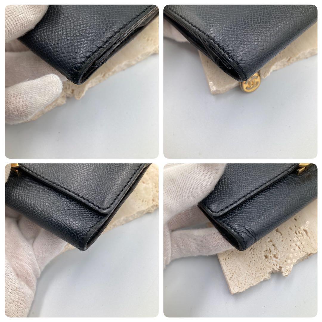 ！美品！　CHANEL シャネル　ビンテージ　折り財布105A