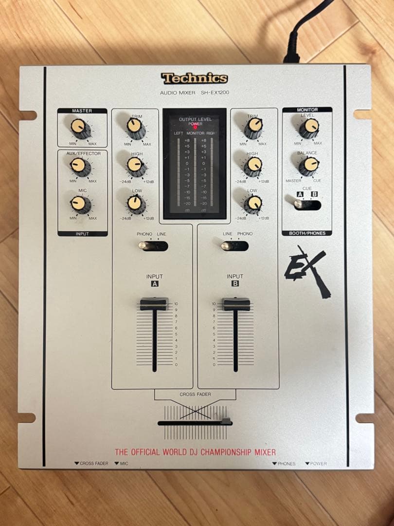Technics DJ mixer SH 1200 EX シルバー