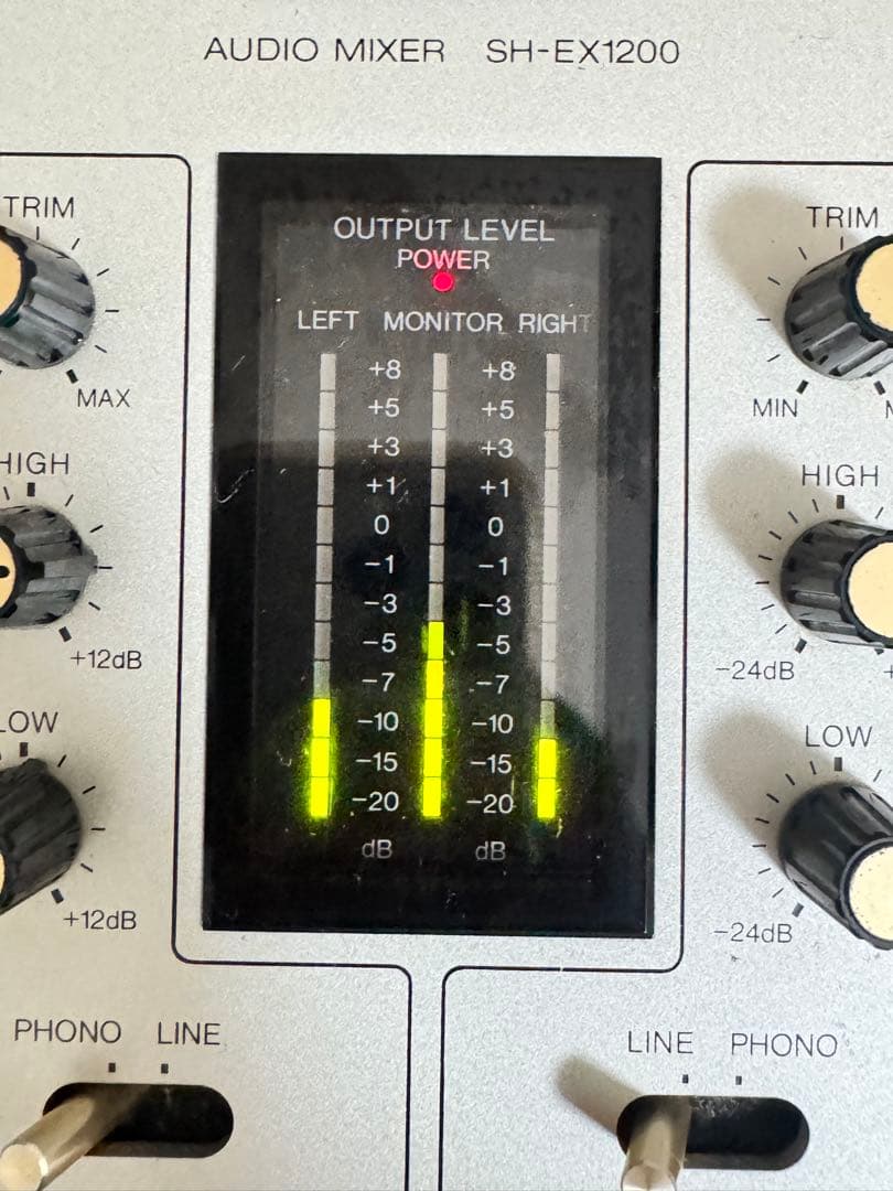 Technics DJ mixer SH 1200 EX シルバー