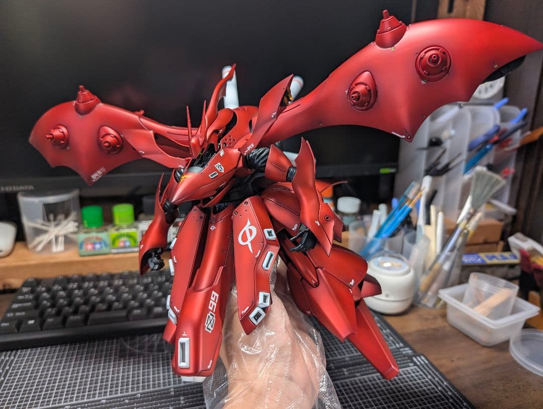 HGナイチンゲール　全塗装完成品　マッドキャンディ塗装