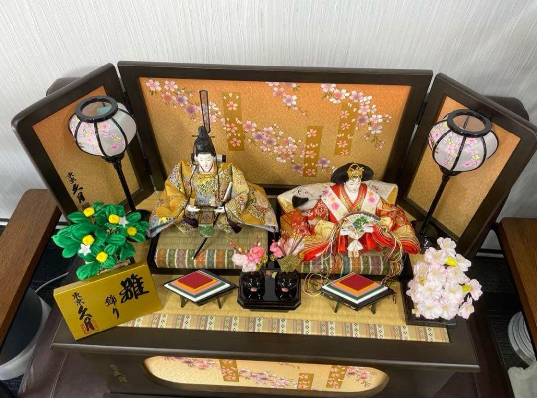 極美品　おひなさま　親王飾り　雛人形　極上品　久月作
