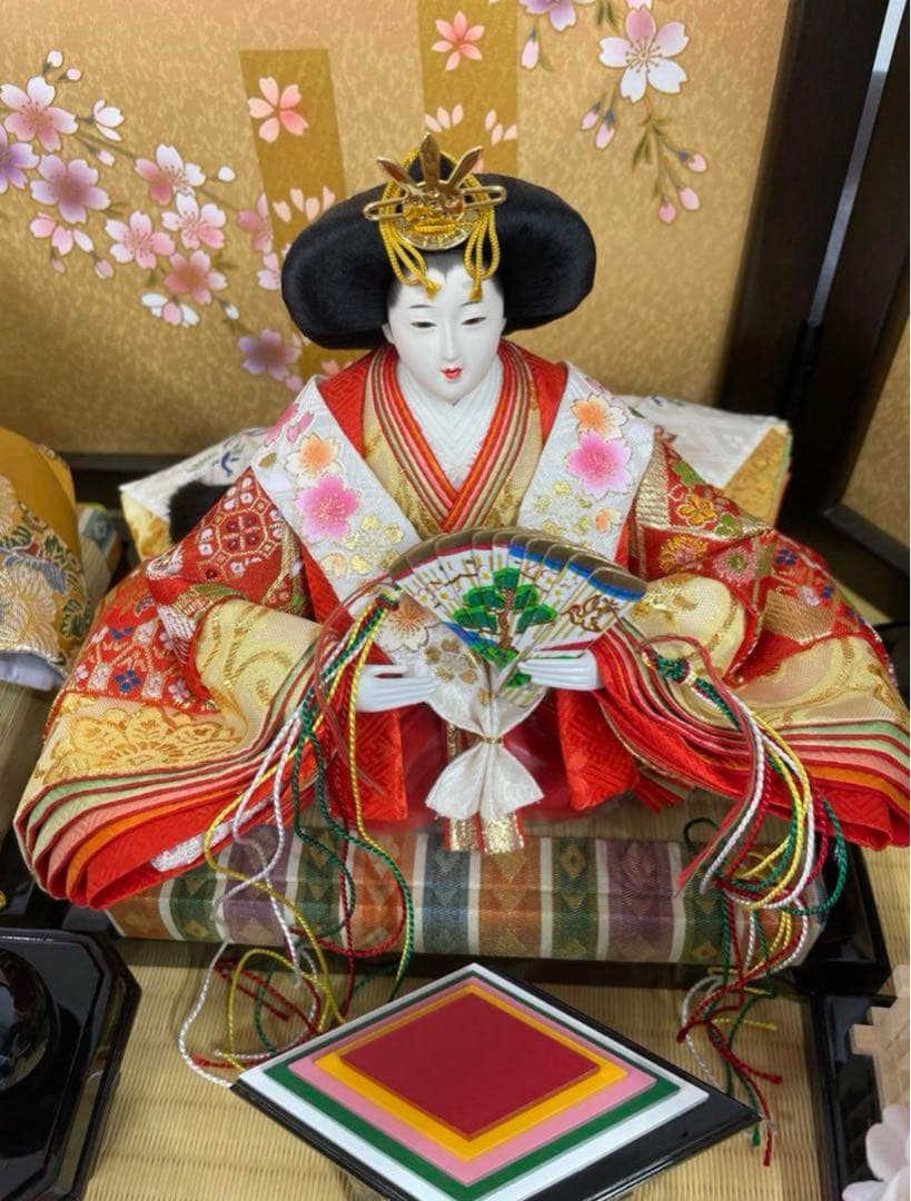 極美品　おひなさま　親王飾り　雛人形　極上品　久月作