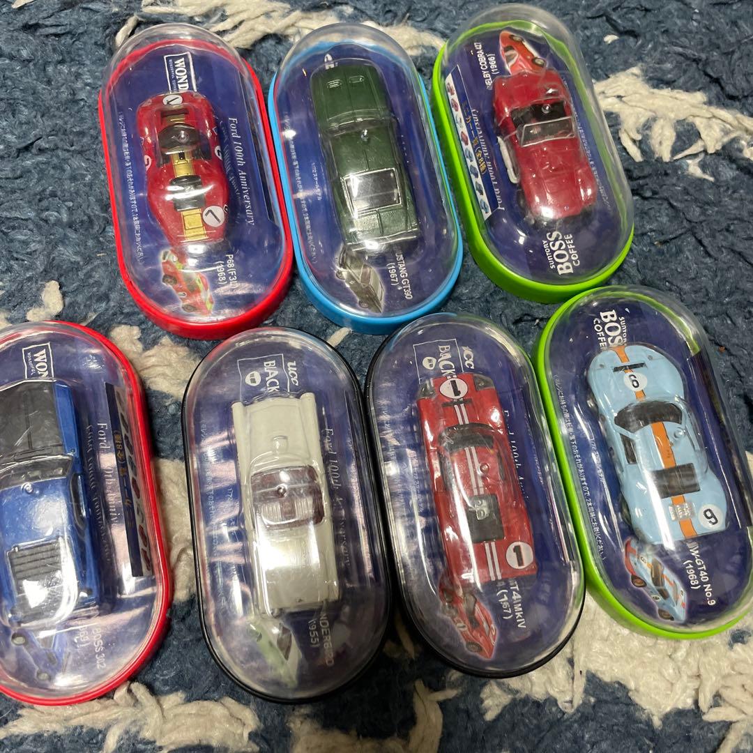 フェラーリ、ポルシェ、他スポーツカーなど69台　未開封コンビニ缶コーヒーおまけ