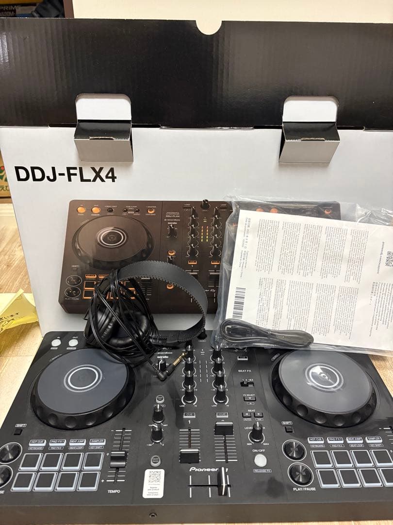 DJ機材 DDJ-FLX4 + Audio-Technica ATH-EP100