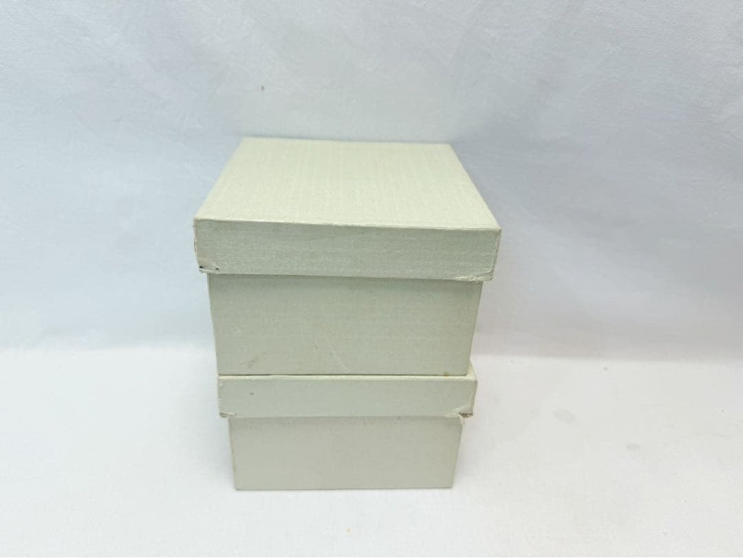 ほぼ未使用 懐石道具 四つ碗 応量器 2客セット 黒塗 小丸椀 元箱