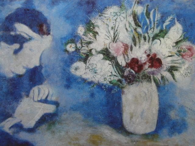 シャガール、【ムリヨンにおけるベラ】、画集画、新品高級額 額装付