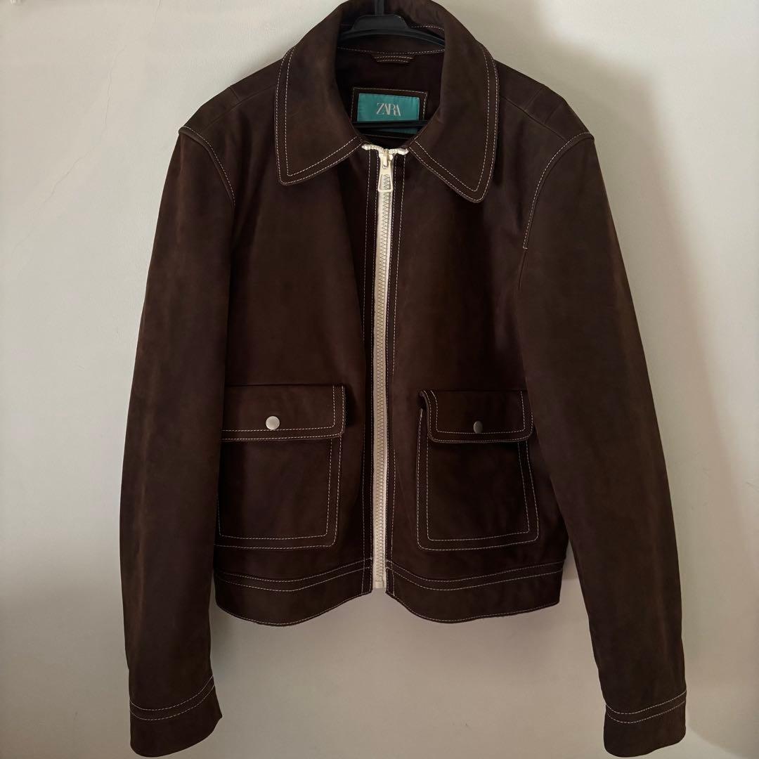 値下ZARA スエードジャケット HARRY LAMBERT レザー