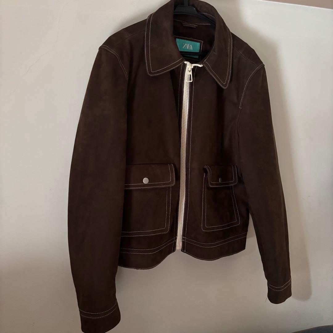 値下ZARA スエードジャケット HARRY LAMBERT レザー