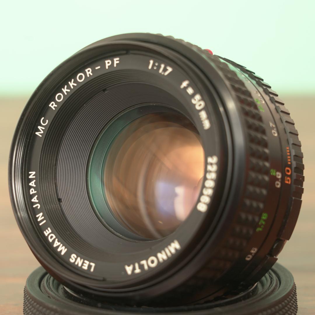 ミノルタ MC ROKKOR-PF 50mm f1.7 オールドレンズ 68
