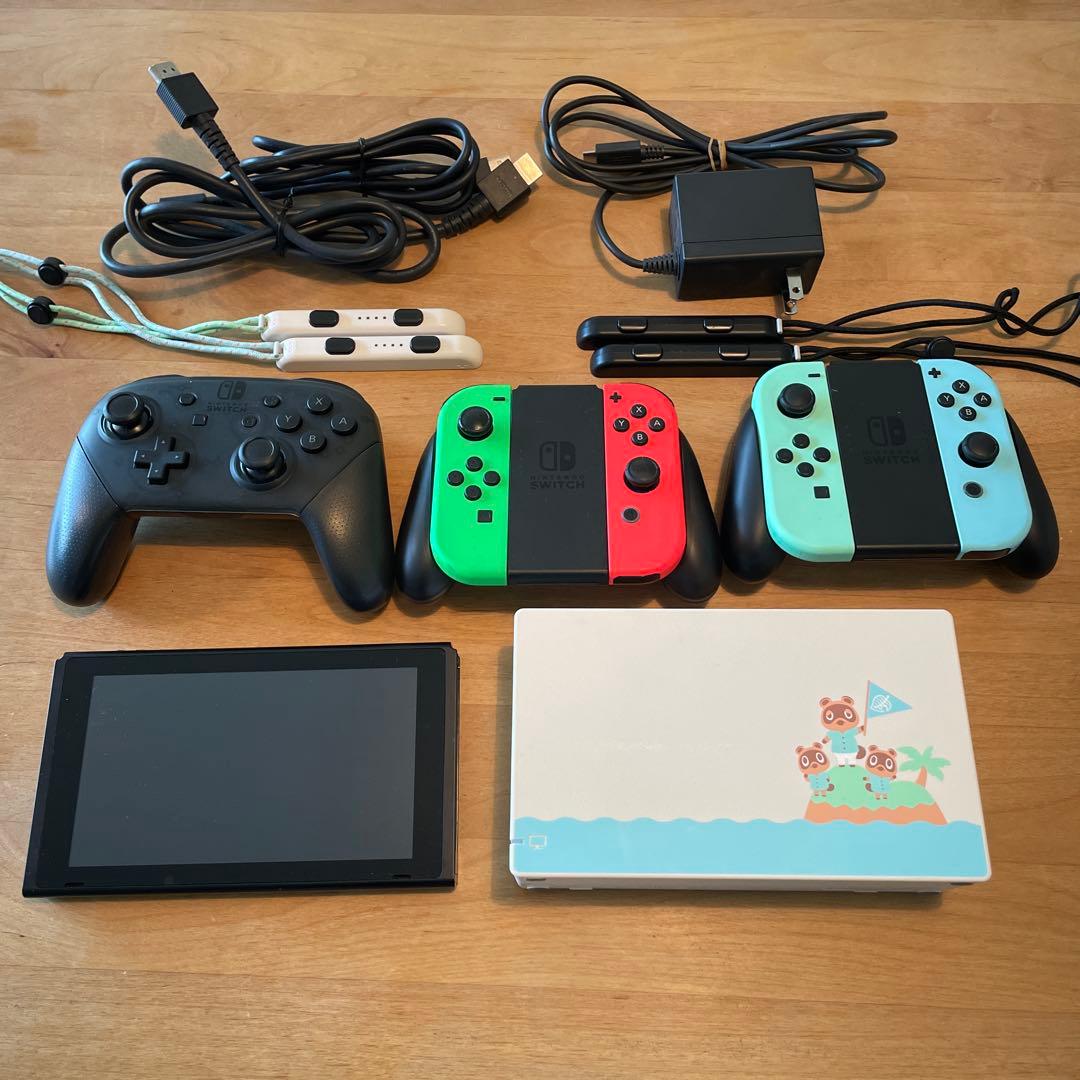 Nintendo Switch あつまれ どうぶつの森デザイン 本体➕おまけ