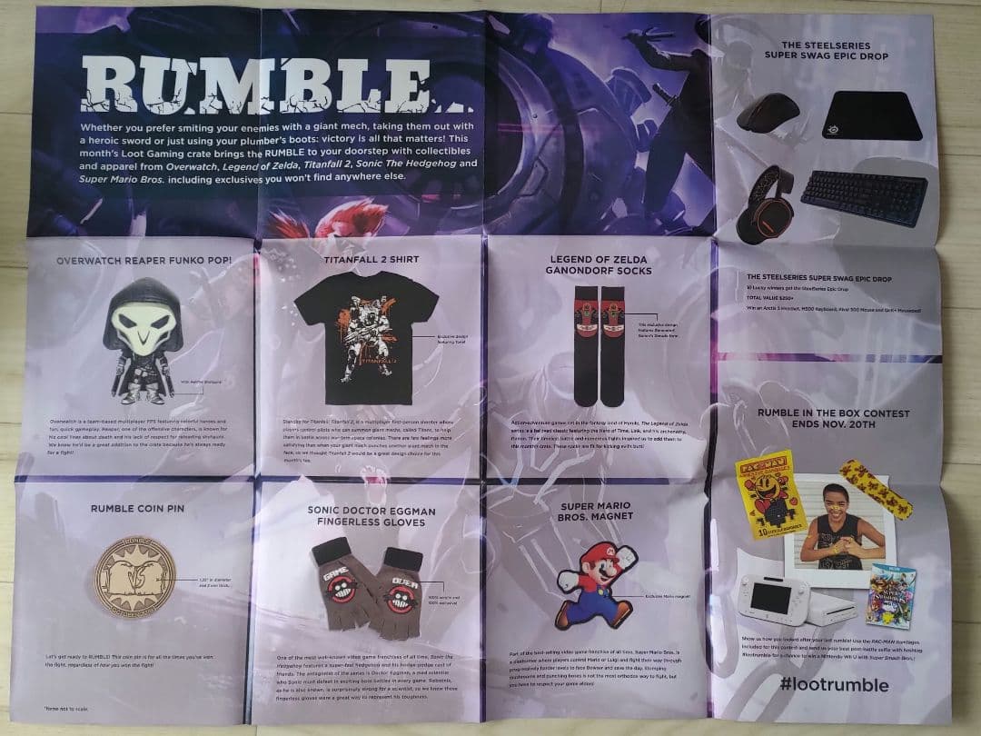コレクション Loot Gaming October 2016 Rumble Theme