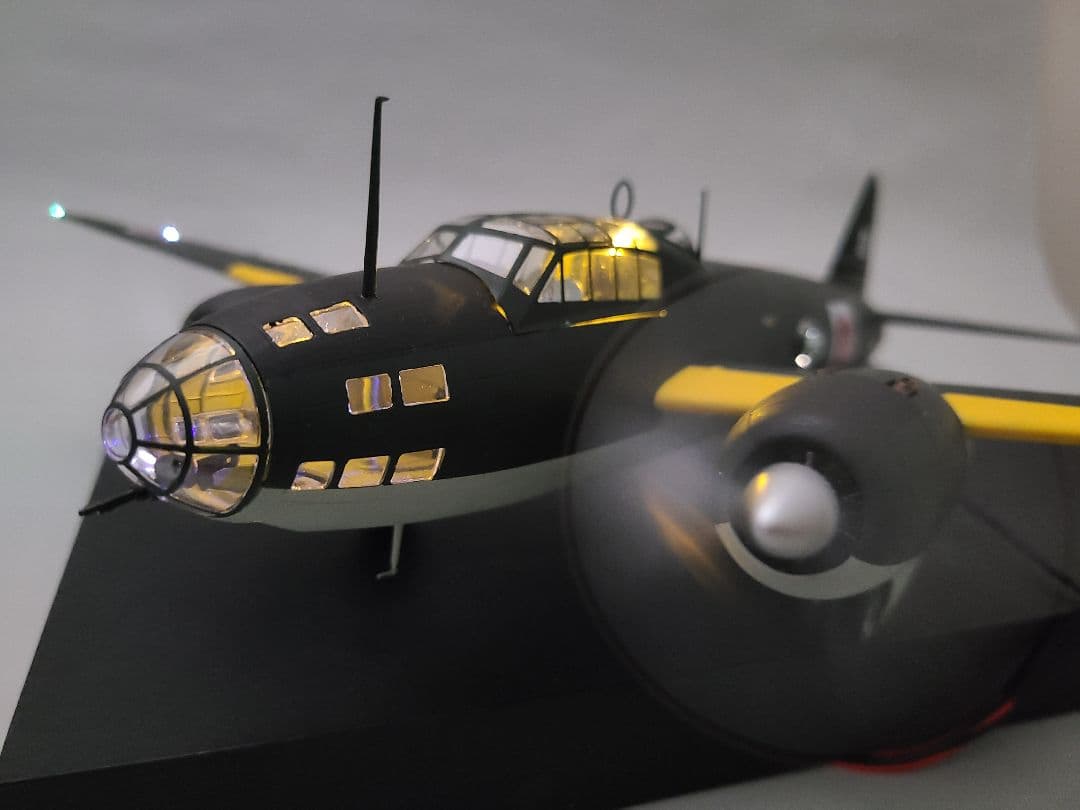 一式陸上攻撃機 山本五十六搭乗機 リアルモーターライズ LED仕様 完成品