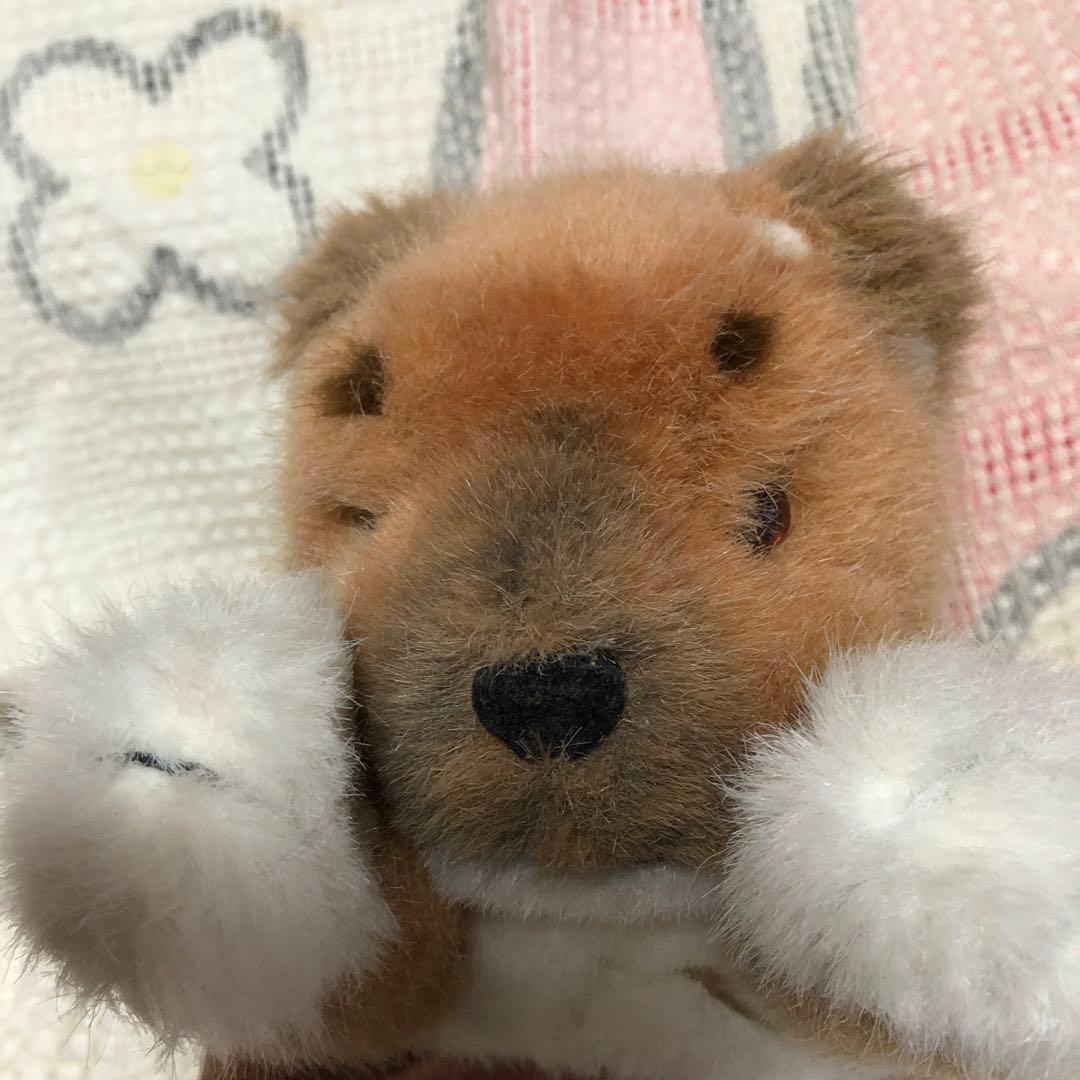 平成レトロ　1992 バンダイ×セキグチ製　鳴く　犬　ぬいぐるみ　中古品