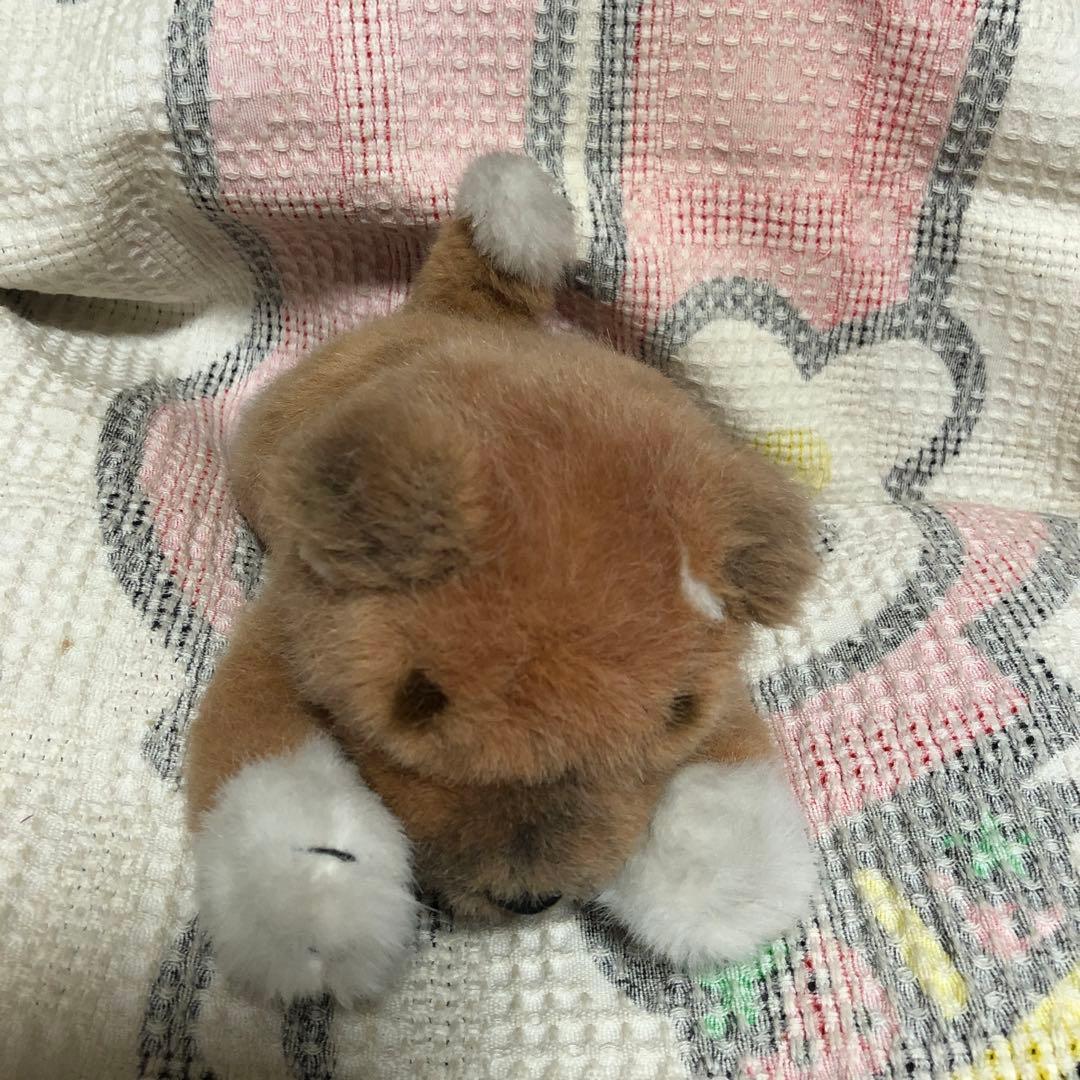 平成レトロ　1992 バンダイ×セキグチ製　鳴く　犬　ぬいぐるみ　中古品