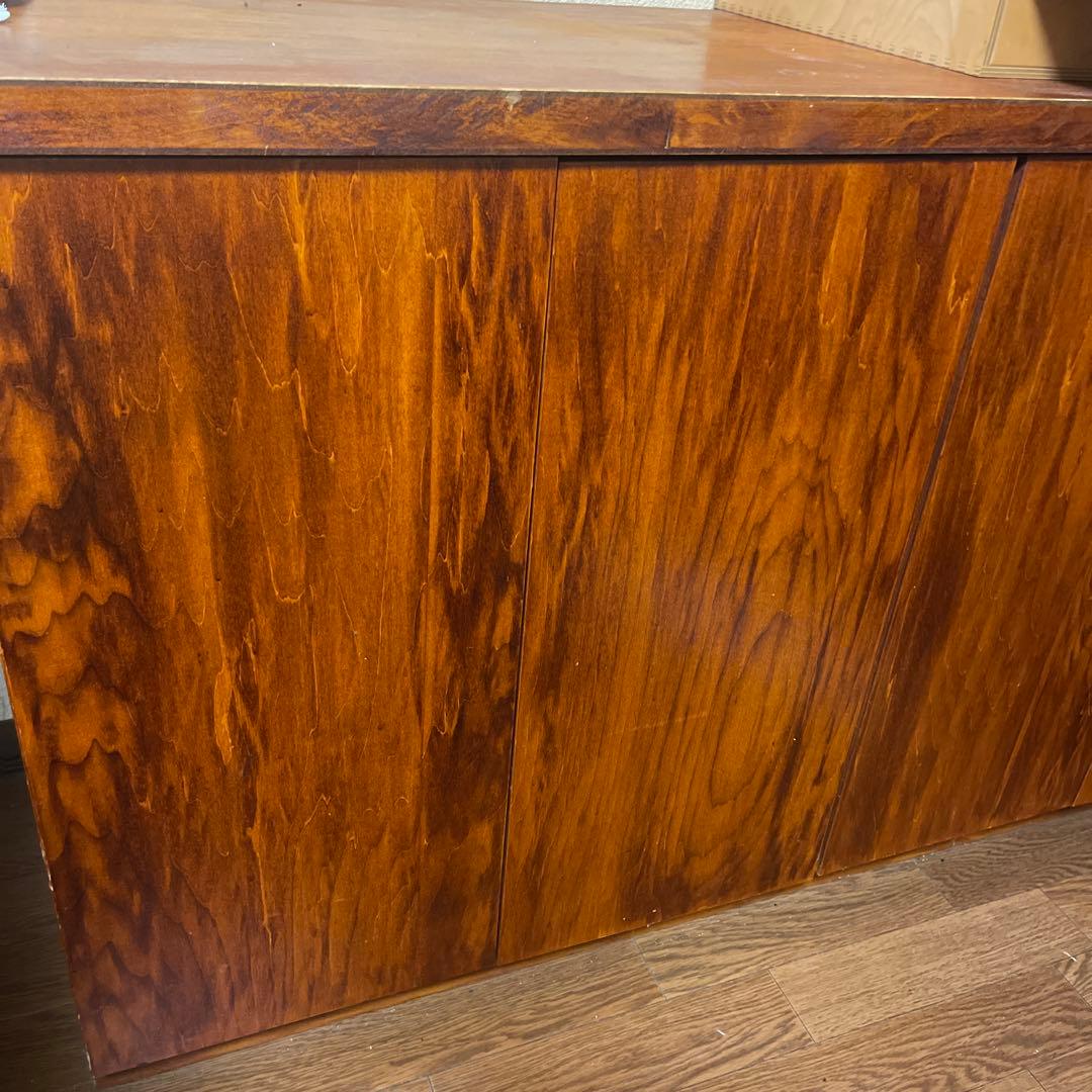 チートスさん専用木製テレビ台 ダークブラウン シンプル