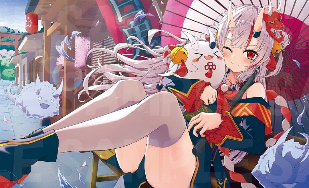 ホロライブ　百鬼あやめ　スリーブ&プレイマット　セット