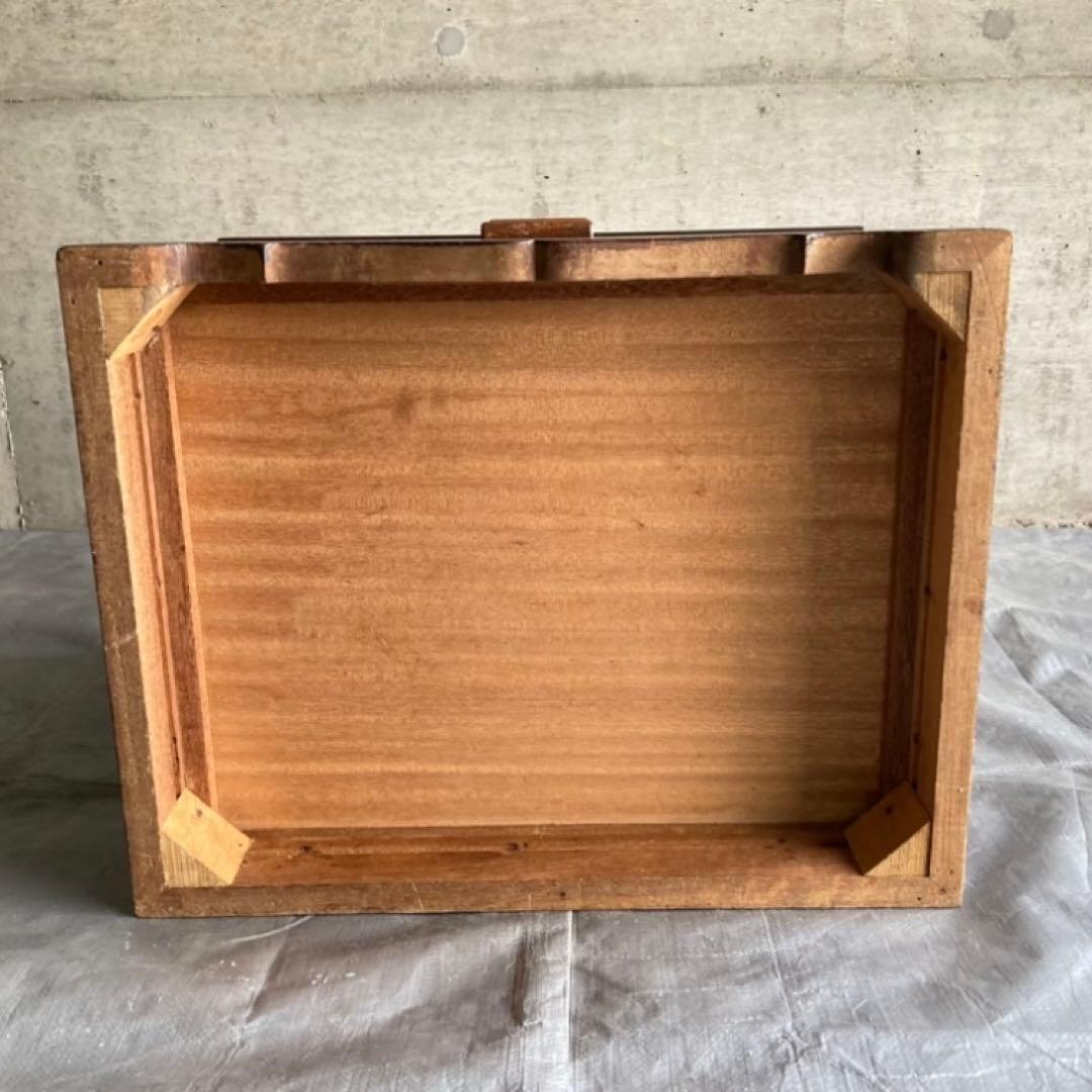 古い飾り棚 置物台 引き出し 収納 ラック チェスト キャビネット 木製 レトロ