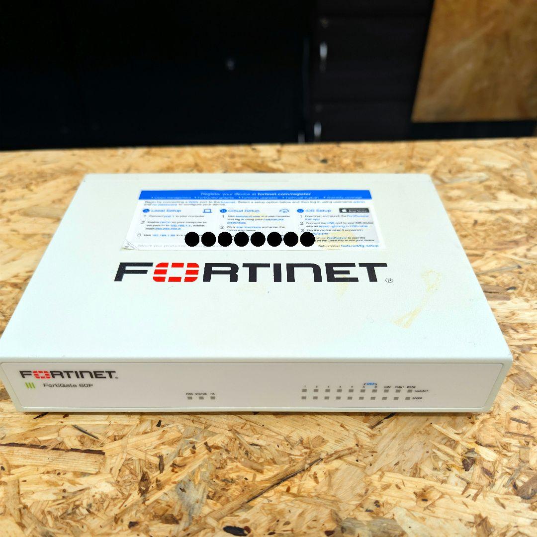 FortiGate 60F ネットワークセキュリティ