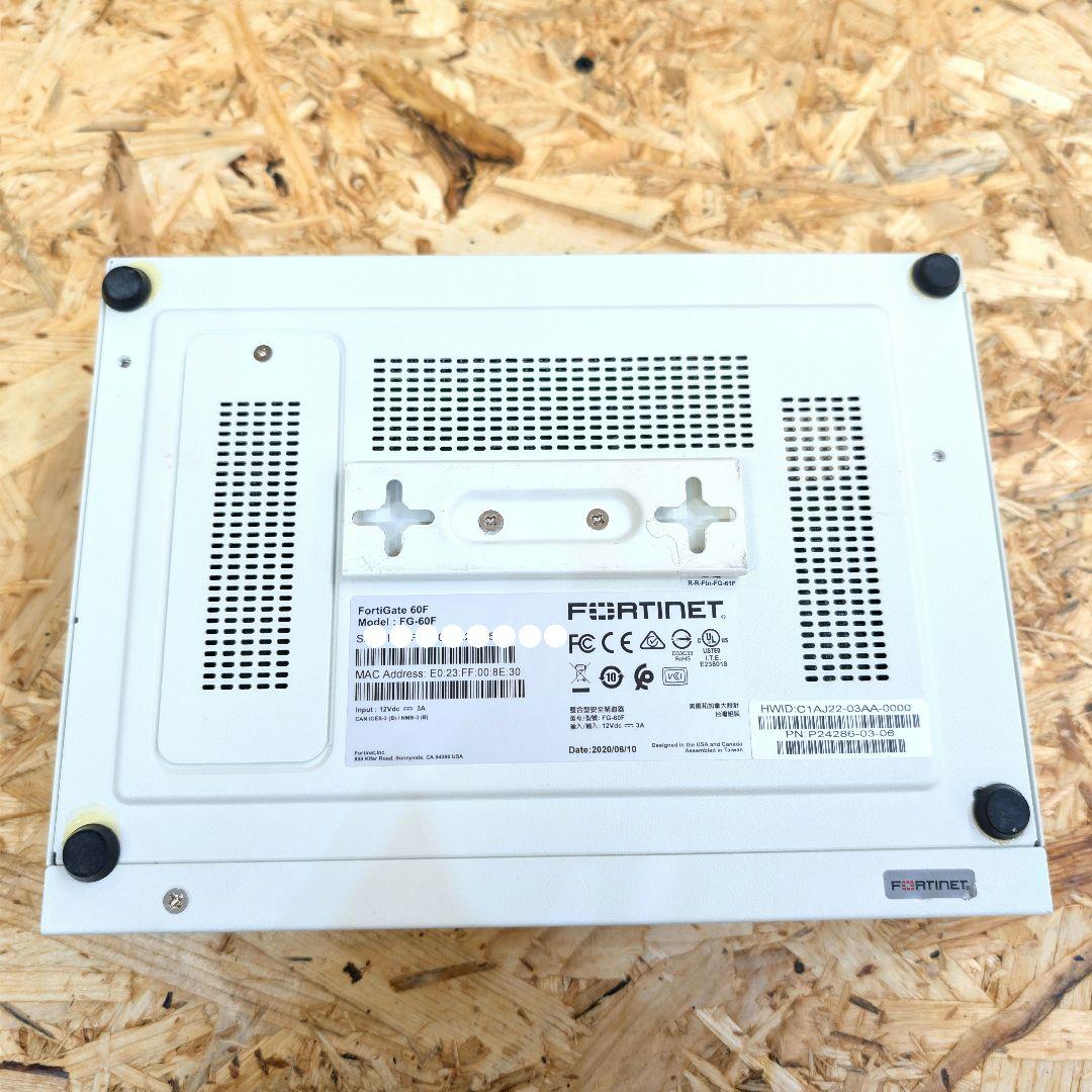 FortiGate 60F ネットワークセキュリティ