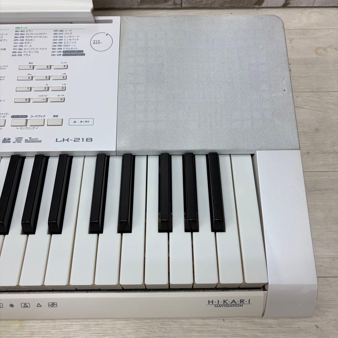 CASIO カシオ 光ナビゲーション 電子キーボード LK-218 ⑤